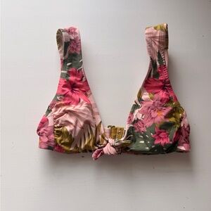 Kona Sol Tropical Floral Bikini Top